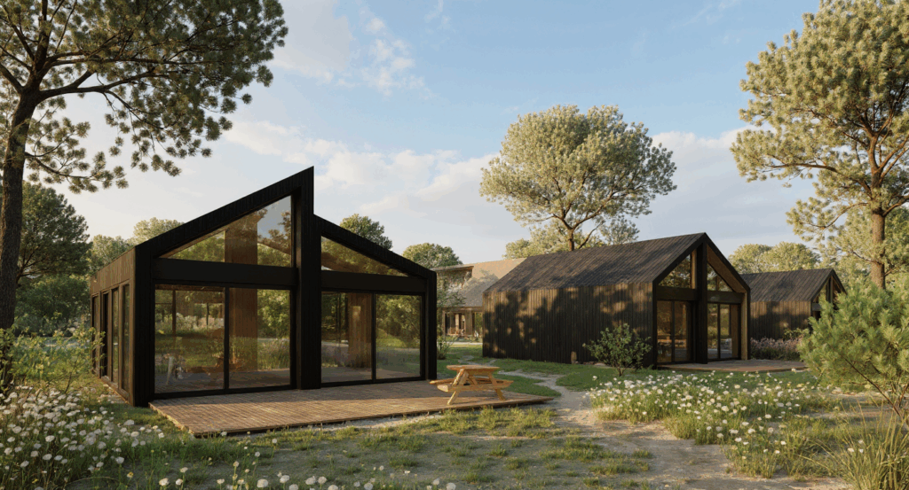 impressie recreatiewoningen